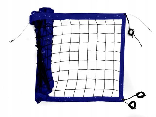 Сетка волейбольная Romi Sport "Профессиональная" (3мм. полипропилен, 8,5м.) black/blue Sia000065PP