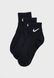 Шкарпетки Nike U NK EVERYDAY LTWT ANKLE 3PR чорний Уні 34-38 00000007748 фото 3