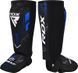 Захист ніг RDX NEOPRENE SHIN INSTEP IMMAF-1 чорний, синій XL SGN-IMF-1U фото 6