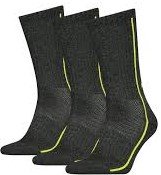 Шкарпетки Head PERFORMANCE CREW 3P UNISEX темно-сірий, жовтий Уні 39-42 00000020849