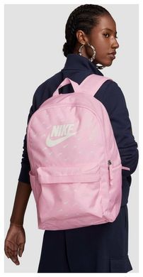 Рюкзак Nike NK HERITAGE BKPK - SWOOSH DROP 25L рожевий Жін 43 х 30.5 х 15 см HF6995-663