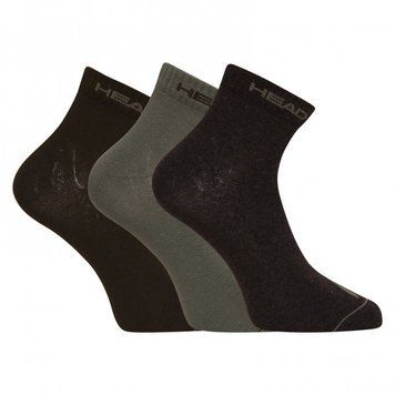 Шкарпетки Head QUARTER 3P UNISEX зелений, темно-зелений, антрацит Уні 35-38 00000022722