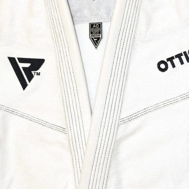 Костюм для бразильского джиу-джитса RDX BRAZILIAN JIU-JITSU SUIT белый A4 BJJ-S2W