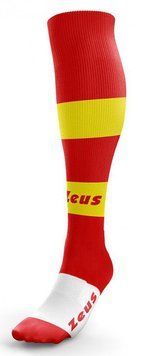 Гетры Zeus CALZA PARMA красный, желтый, белый Чел  Z00069