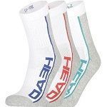 Шкарпетки Head PERFORMANCE SHORT CREW 3P UNISEX білий, сірий, мультиколор Уні 35-38 00000019574