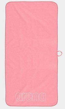 Рушник Arena SMART PLUS GYM TOWEL рожевий, білий Уні 50х100 см 00000029644