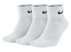 Шкарпетки Nike U NK V CUSH ANKLE-3PR VALUE білий Уні 34-38 00000004442