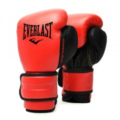 Боксерські рукавиці Everlast POWERLOCK TRAINING GLOVES червоний Уні 10 унцій 00000024555