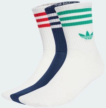 Шкарпетки Adidas 3S CREW S 3P білий, темно-синій Уні  JV7408