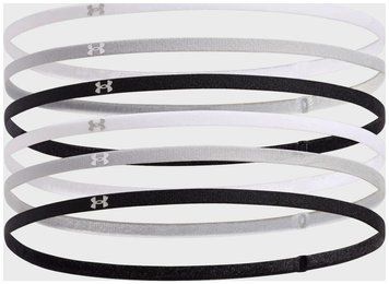 Пов'язка на голову UA W MINI ELASTIC 6PK білий, сірий, чорний Жін One Size 1389932-001