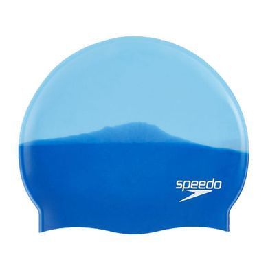 Шапка для плавання Speedo MULTI COLOUR SILC CAP AU BLUE/BLUE блакитний Уні OSFM 00000016341