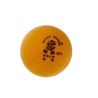 М'ячі для настільного тенісу Giant Dragon Gold Star** MT-6561 (6 шт.), помаранчеві MT-6561-OR