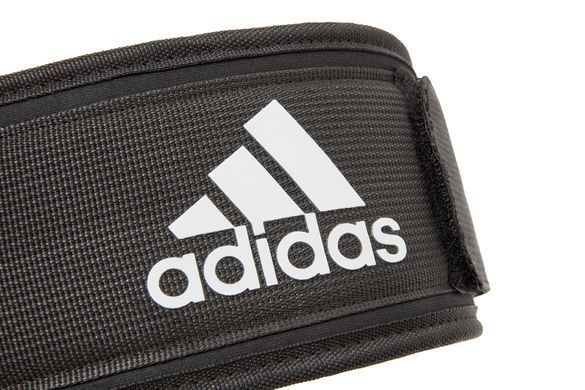 Пояс для тяжелой атлетики Adidas Essential Weightlifting Belt черный Уни XL (94 &ndash; 120 см) ADGB-12256