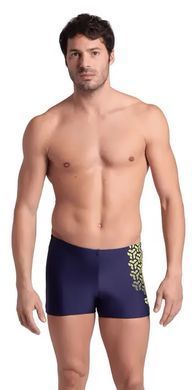 Плавки-шорти для чоловіків Arena KIKKO V SWIM SHORT темно-синій, жовтий Чол 90 00000032454