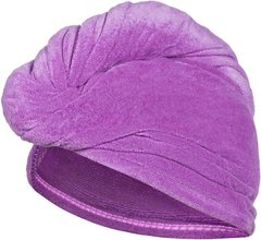Рушник для волосся Aqua Speed HEAD TOWEL 7340 фіолетовий Жін 25х65см 00000023622