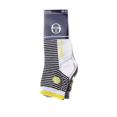 Шкарпетки Sergio Tacchini 3-pack білий, жовтий, сірий Жін 36-41 00000008264