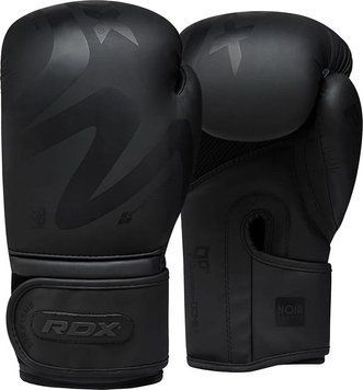 Боксерские перчатки RDX BOXING GLOVES F15 черный 16 унций BGR-F15MB