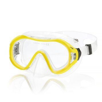 Маска для дайвінгу Aqua Speed JUNIOR 223-18 жовтий, прозорий Діт OSFM 223-18