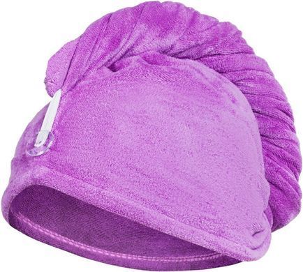 Рушник для волосся Aqua Speed HEAD TOWEL 7340 фіолетовий Жін 25х65 см 146-09
