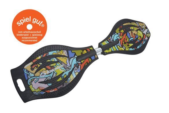 Вейвборд Schildkr&ouml;t Waveboard Good Vibes Graffiti чорний, мультиколор Уні Max:80 кг 510801