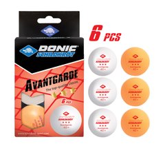 М'ячі для настільного тенісу (6 шт) Donic-Schildkrot 3-Star Avantgarde 608533