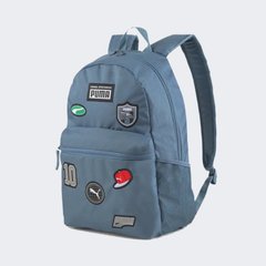 Рюкзак Puma Patch Backpack сіро-синій Уні 14 x 30 x 44 см 00000025183