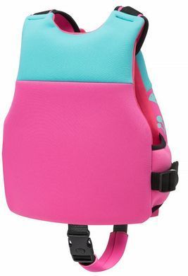 Жилет для плавання Aqua Speed Safe Splash 61123 бірюзовий, рожевий Діт 15-19 кг 626-03