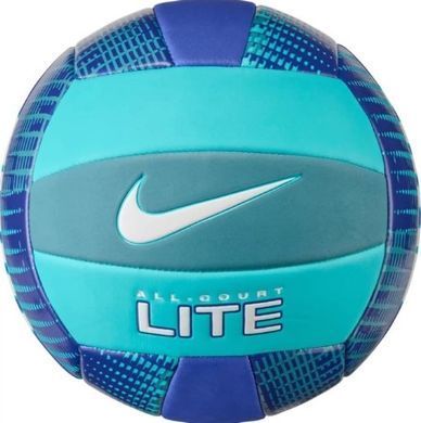 М'яч волейбольний Nike ALL COURT LITE VOLLEYBALL DEFLATED блакитний 5 (N.100.9071.070.05) N.100.9071.070.05