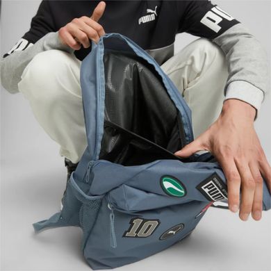 Рюкзак Puma Patch Backpack сіро-синій Уні 14 x 30 x 44 см 00000025183
