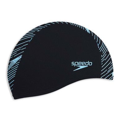 Шапка для плавання Speedo BOOM ULTRA PACE CAP чорний, синій Уні OSFM 8-1281616679