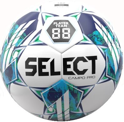 М'яч футбольний Select FB Campo PRO v23 біло-зелений Уні 4 00000022995