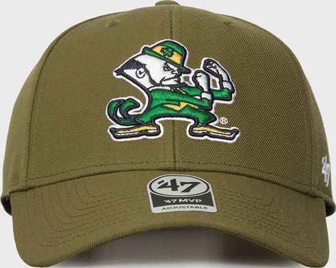 Кепка MVP 47 Brand NOTRE DAME FIGHTING IRISH зелений One Size MVPSP1100WBP-SW