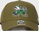Кепка MVP 47 Brand NOTRE DAME FIGHTING IRISH зелений One Size MVPSP1100WBP-SW фото 3