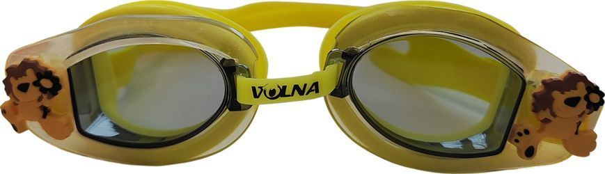 Окуляри для плавання Volna UZH KIDS жовтий дитячий One Size 1608-00-3