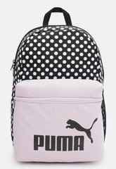 Рюкзак Puma Phase AOP Backpack 22L чорний, білий, бежевий Уні 30x14x44 см 00000029043