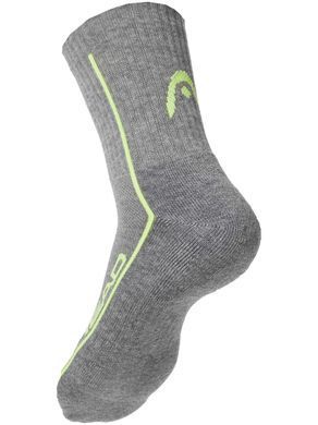 Шкарпетки Head ALL SPORTS PERFORMANCE SHORTCREW 2P сірий, білий Чол 43-46 701229021-004
