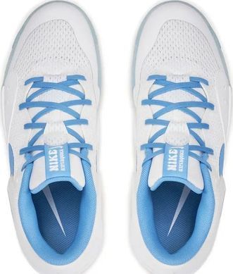 Взуття для волейболу Nike Hyperquick білий, блакитний 38 (5.5US) 24 см FN4678-101