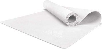 Коврик для йоги Adidas Premium Yoga Mat белый Уни 176 х 61 х 0,5 см ADYG-10300WH