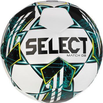 Футбольный мяч SELECT MATCH DB FIFA v23 белый, зеленый 4 057536-338