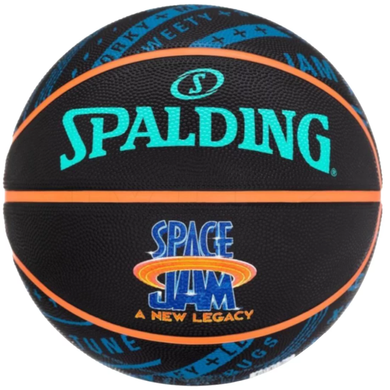 М'яч баскетбольний Spalding SPACE JAM TUNE SQUAD ROSTER синій, чорний, мультиколор Уні 7 00000023935