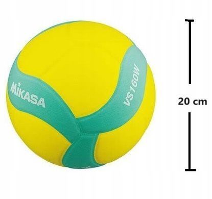 Мяч волейбольный Mikasa VS160W желто-зеленый, размер 4 VS160W