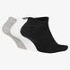 Шкарпетки Nike U NK EVERYDAY LTWT NS 3PR чорний, білий, сірий Уні 38-42 00000006574 фото 3