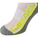 Шкарпетки Head PERFORMANCE SHORT CREW 3P UNISEX жовтий, сірий, білий Уні 35-38 00000019577 фото 2