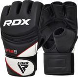 Тренировочные перчатки RDX GRAPPLING GLOVES NEW MODEL черный, белый L (GGR-F12B) GGR-F12B