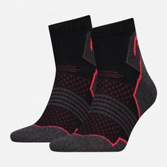 Шкарпетки Head HIKING QUARTER 2P UNISEX чорний, червоний Уні 43-46 00000020803