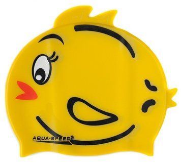 Шапка для плавання Aqua Speed ZOO TWEETY 5759 жовте курча Діт OSFM 115-tweety