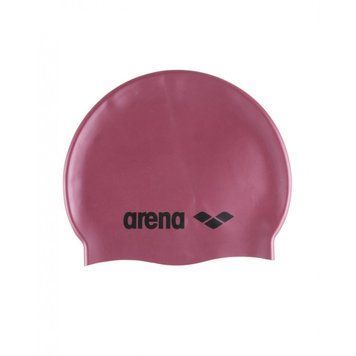 Шапка для плавання Arena CLASSIC SILICONE червоний, чорний Уні OSFM 00000028336