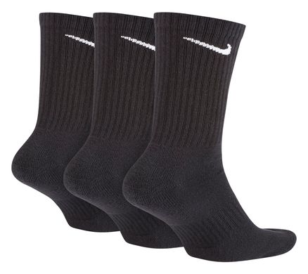 Шкарпетки Nike U NK EVERYDAY CUSH CREW 3PR чорний Уні 46-50 00000007579