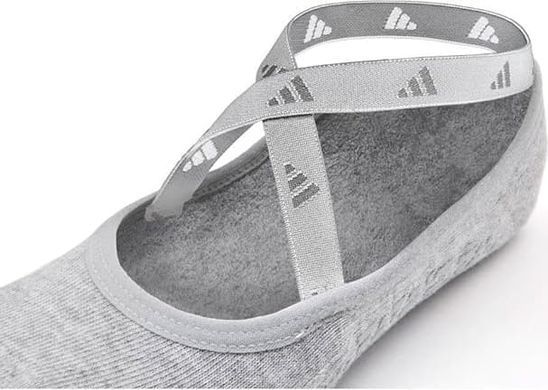 Шкарпетки для йоги Adidas Adidas Yoga Socks сірий L/XL ADYG-30202GR