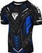 Футболка компресійна RDX COMPRESSION SHIRT HALF SLEEVES IMMAF-1 чорний, синій XXL CSH-IMF-1U фото 1